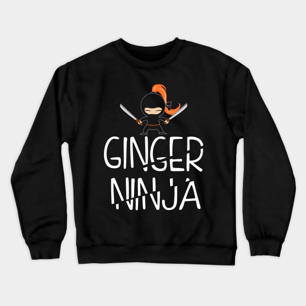 Ginger Ninja Crewneck Sweatshirt by KsuAnn